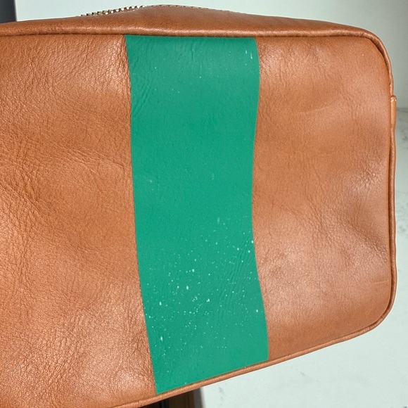 Clare V. Midi Sac Bag Green and Tan Color - Picture 15 of 16